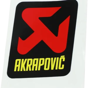 AKRAPOVIC REPLACEMENT PARTS STICKER AKRAPOVIC 57X60