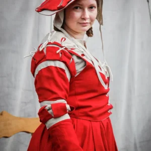 Distributieriem Landsknecht Sleeves Stripes Flora Red/Natural S
