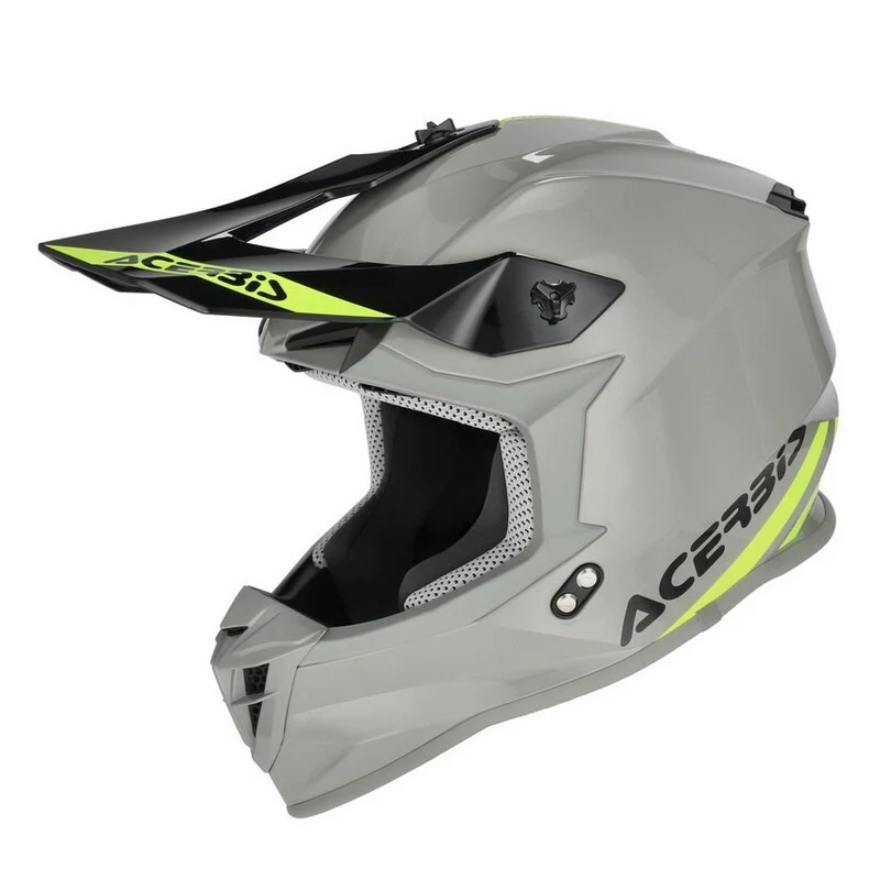 ACERBIS CASCO LINEAR 2206 OFF-ROAD GRIS AMARILLO - Universele Montage Gris