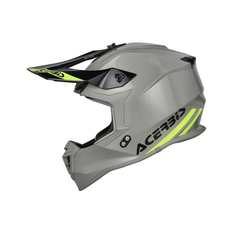 ACERBIS CASCO LINEAR 2206 OFF-ROAD GRIS AMARILLO - Universele Montage Gris