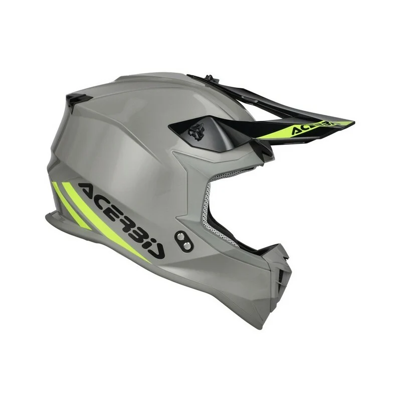 ACERBIS CASCO LINEAR 2206 OFF-ROAD GRIS AMARILLO - Universele Montage Gris