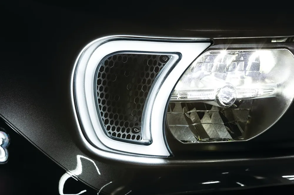 Premium Off-Road Tracer Headlight Vent Accents Harley Davidson