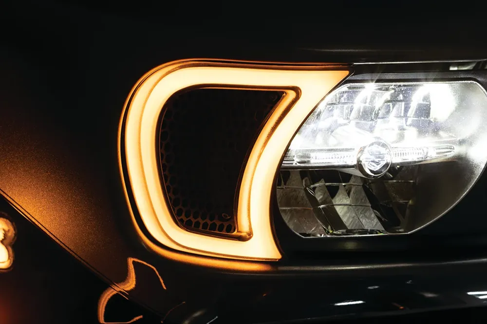 Premium Off-Road Tracer Headlight Vent Accents Harley Davidson