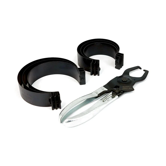 Tweepunts George's Garage, Kit De Compresor De Anillos De Pistón Para Harley-Davidson