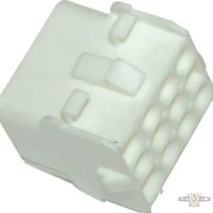 12-Wire Cap AMP Mate-N-Lock Connector Housing Ivoor Harley-Davidson