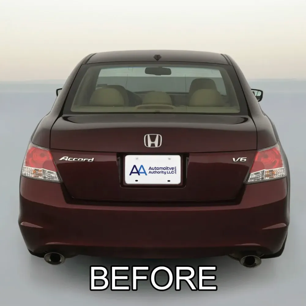 Chrome Rear Trunk Trim Molding Stripe Kit Honda Accord