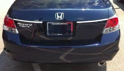 Chrome Rear Trunk Trim Molding Stripe Kit Honda Accord
