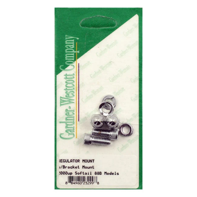 Gw, Kit De Montaje De Rectificador/Regulador De Voltaje Allen Cromado Para Harley-Davidson 2000 Softail