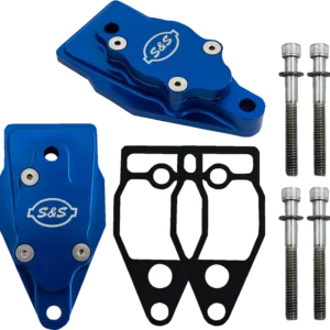 Kit De Respiradero De Culata Azul Billet Para Harley Davidson TC 99-17