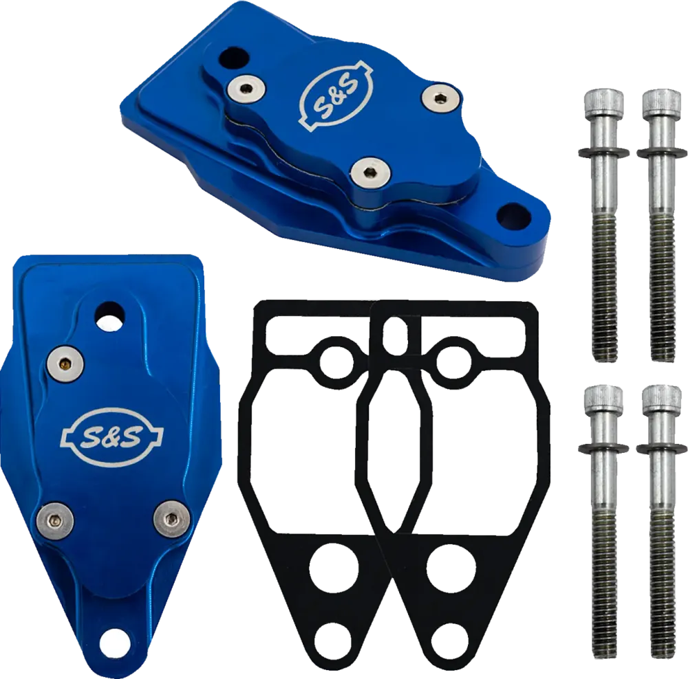 Kit De Respiradero De Culata Azul Billet Para Harley Davidson TC 99-17