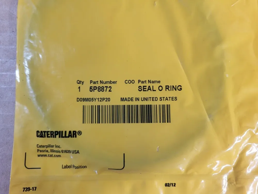 Seal O-Ring 5P8872
