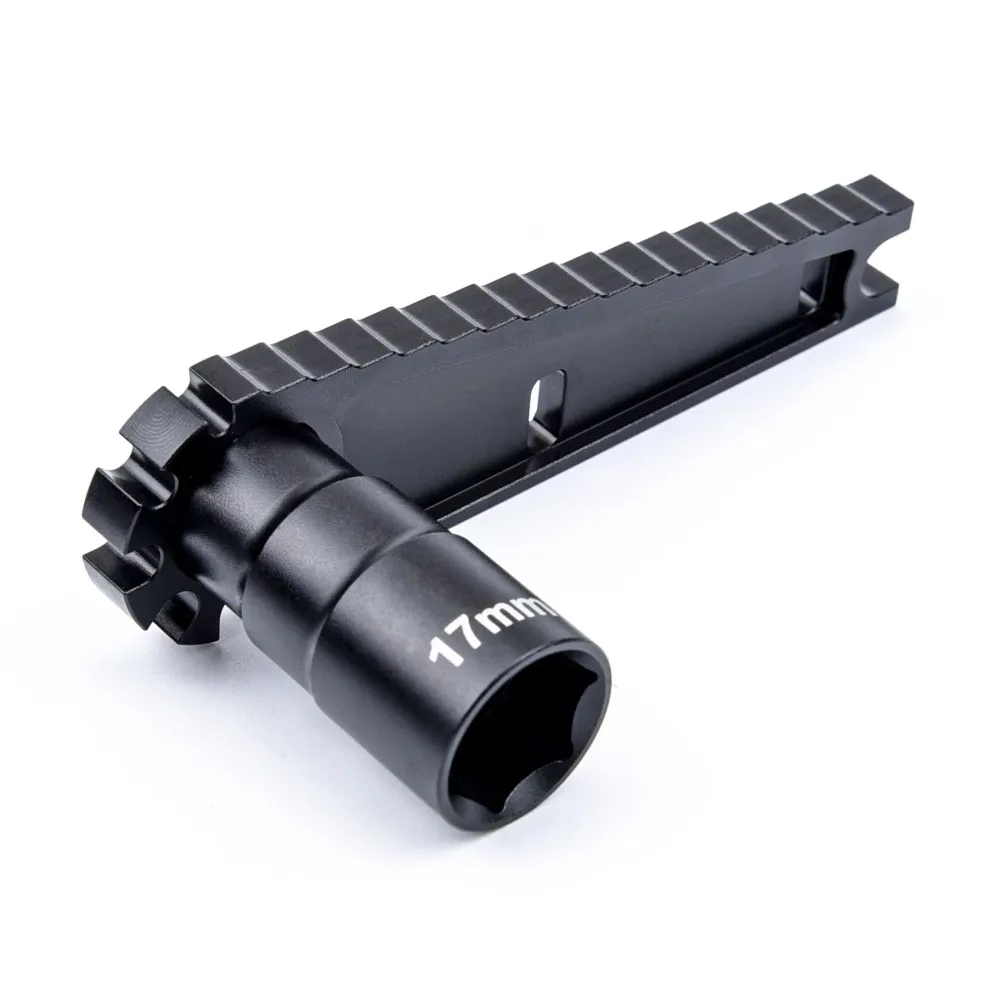 Multifunction 17mm 8mm HEX Nuts Installation Tool Vehicle Height adjustment wrench Screw length measurement RC Car