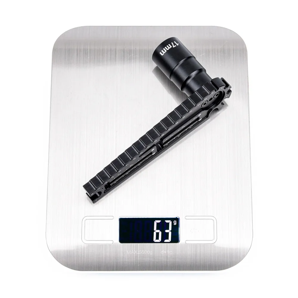 Multifunction 17mm 8mm HEX Nuts Installation Tool Vehicle Height adjustment wrench Screw length measurement RC Car
