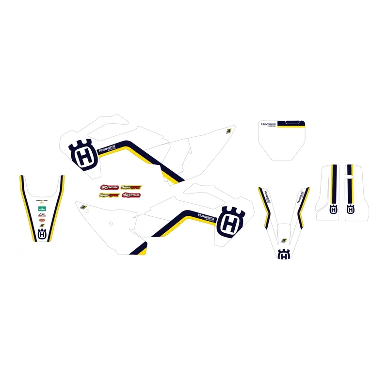 Kit de adhesivos BLACKBIRD Vintage - Husqvarna FC/TC