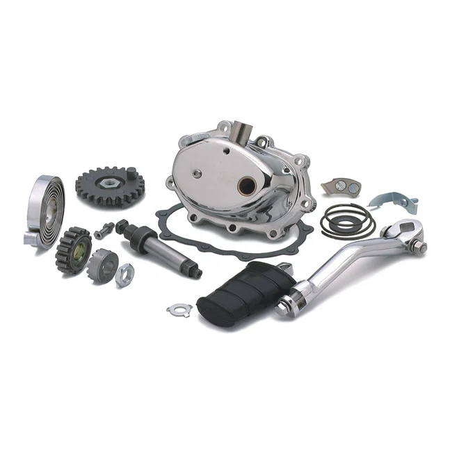 Kit De Arranque De Pie De 4 Velocidades. Cromo Para Harley-Davidson Big Twin 1936-1986