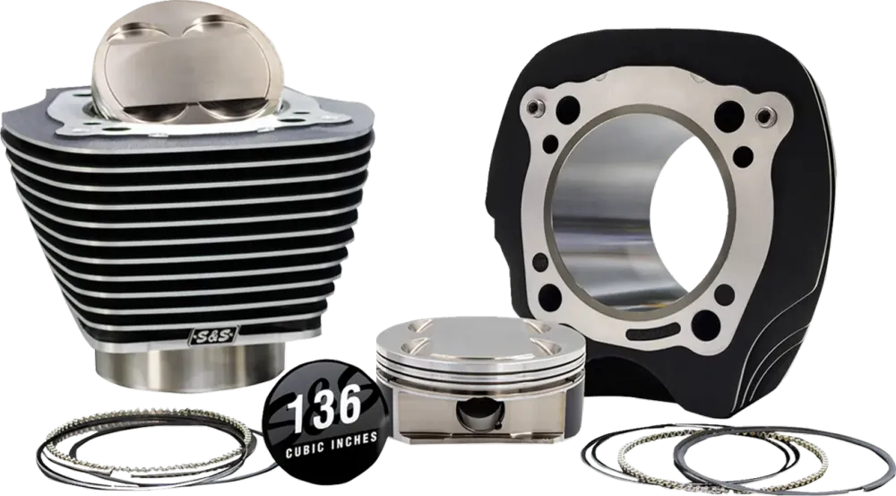 Kit Big Bore 132/136" Negro H/Iluminado Para Harley Davidson M8 17-UP