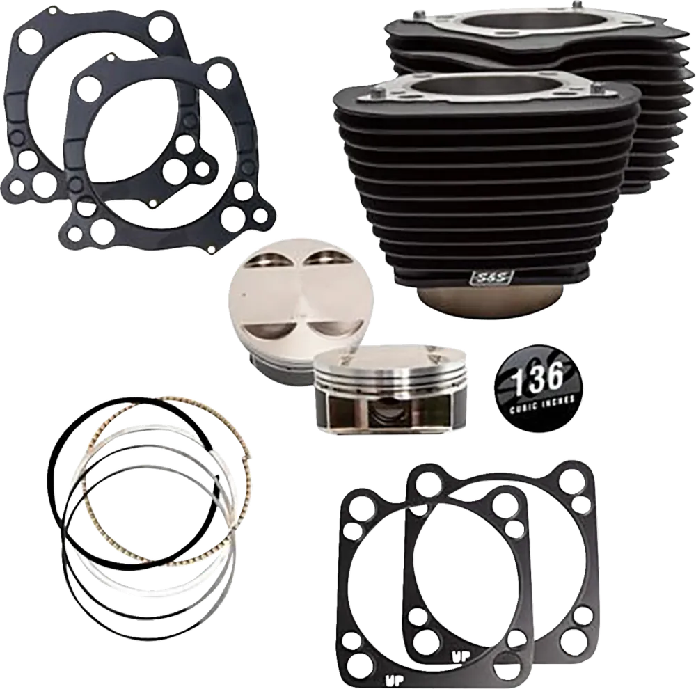 Kit Big Bore De 136” Para M-Eight Motores De 107”/114”/117” Para Harley Davidson