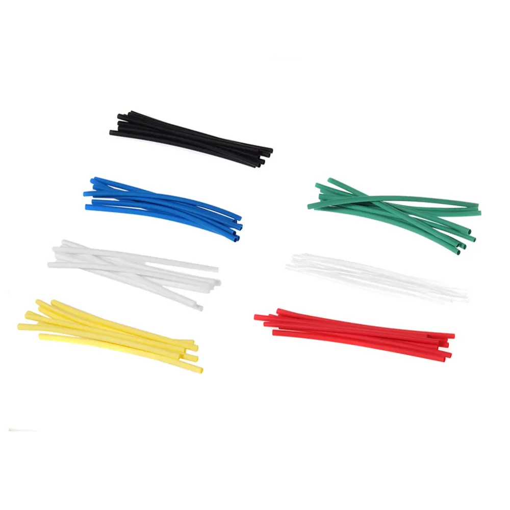 Set Maclean krimpkousen, 7 kleuren, lengte 95 mm, breedte 2 mm, 4 mm, 6 mm, 8 mm, 10 mm, 12 mm, 196 stuks, MCTV-679
