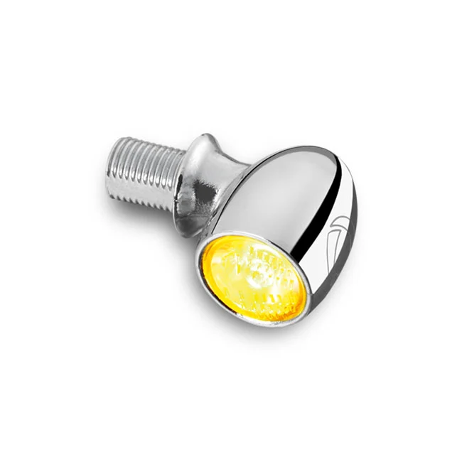 Intermitente Led Kellermann Atto Bullet Cromado ECE Para Harley-Davidson