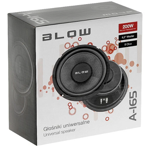 Autoluidspreker -165 200W 8Ohm 6.5 "Blaas 1 stuk