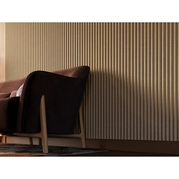 CanDo Akoestische panelen Decowall Acoustic Zand - l x b: 260 x 30 cm, Hoogte: 1,9 cm, Zand