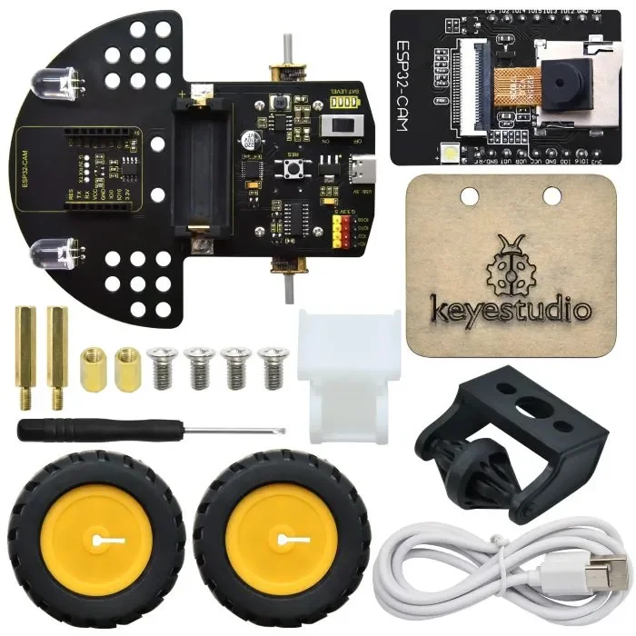 KeyeStudio ESP32-CAM Vision Zelflerend Car Arduino Robot Kit