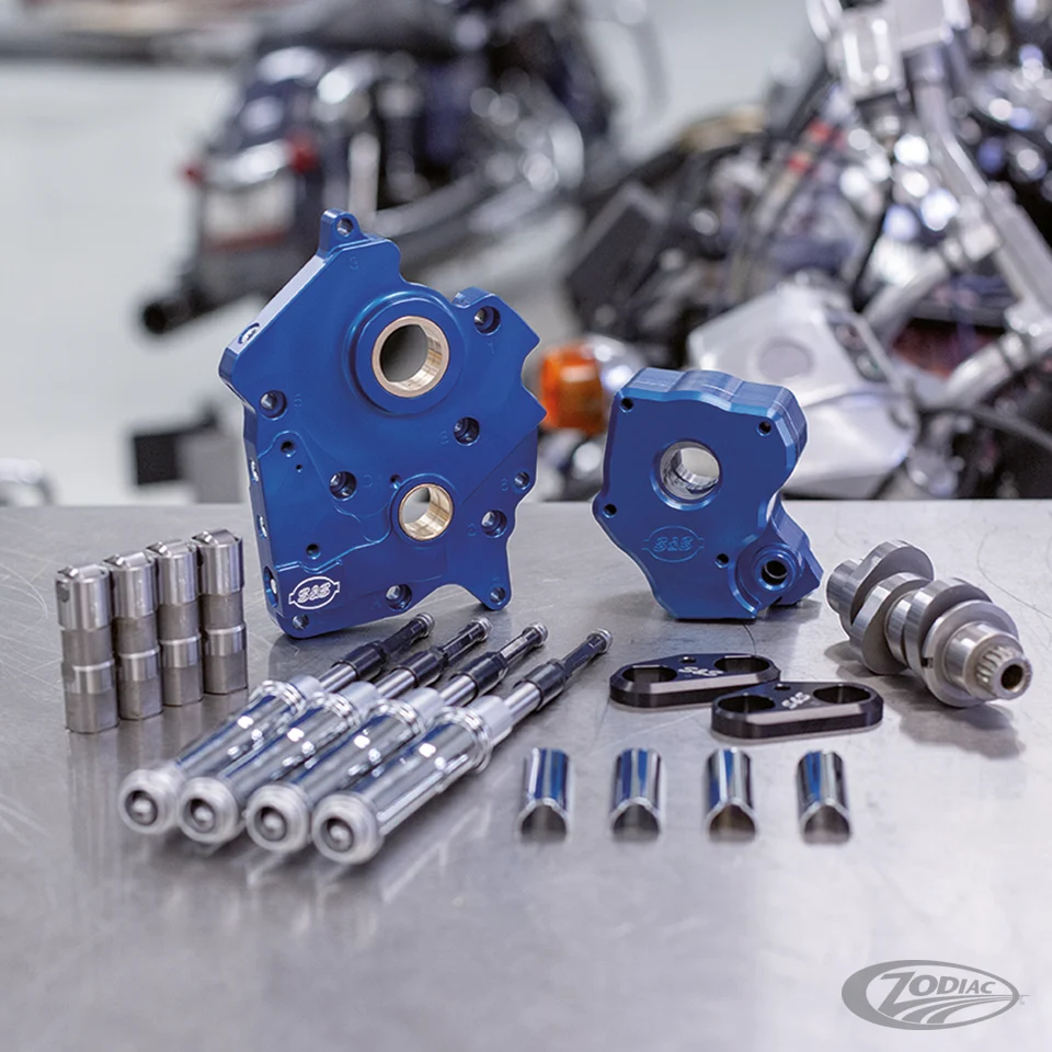 465C Cam Chest Kit w/Chr Tubes ME17-up O Harley-Davidson