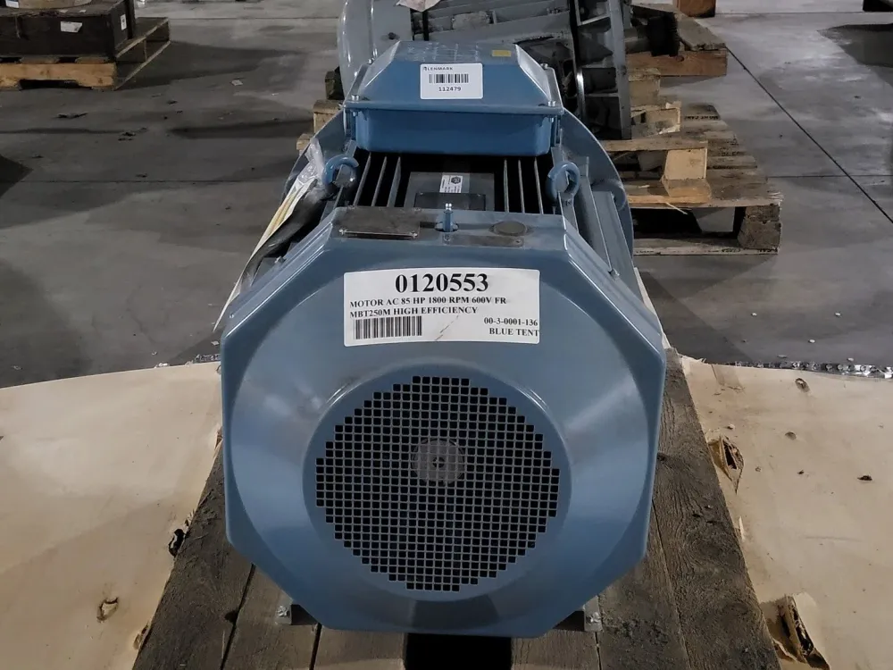85 hp, 575 volts, 1800 rpm, 250SMA Squirrel Cage Electric Motor 3GAA252210-BEK