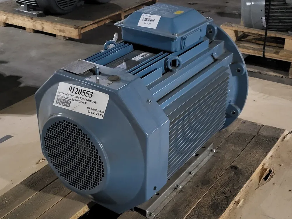 85 hp, 575 volts, 1800 rpm, 250SMA Squirrel Cage Electric Motor 3GAA252210-BEK