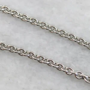 Platinum Rolo Link Chain