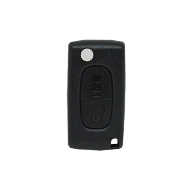 Folding Remote Control Shell 2 Buttons Citroen Peugeot Fiat Psa - Hu83 Profile