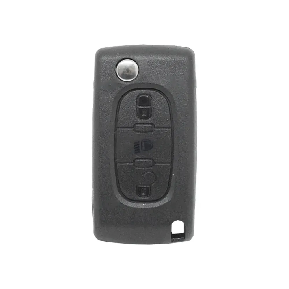 Folding Remote Control Shell Citroen 3 Button - Va2 Profile