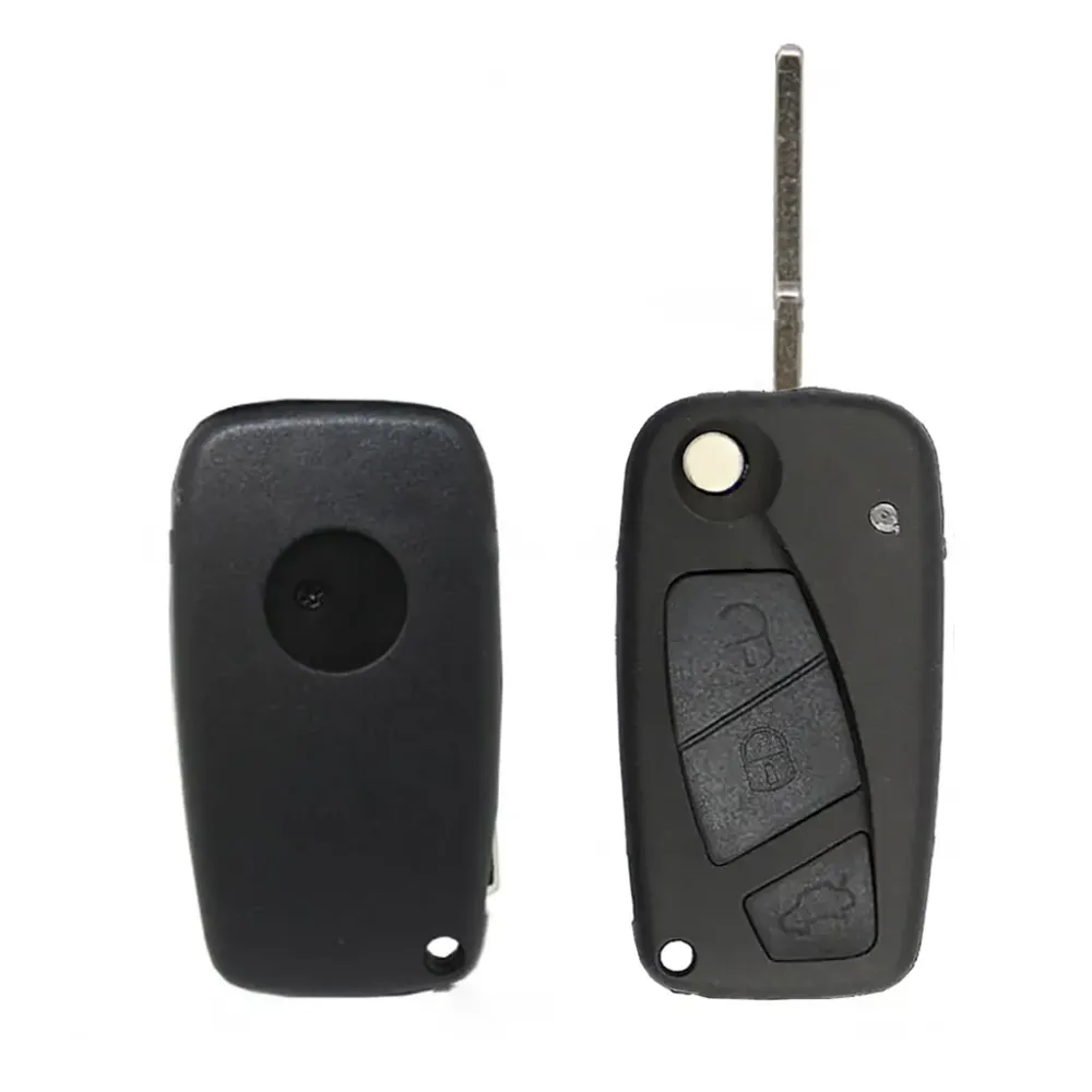 Folding Remote Control Shell Fiat 3 Button - Sip22 Profile Ravenzwart