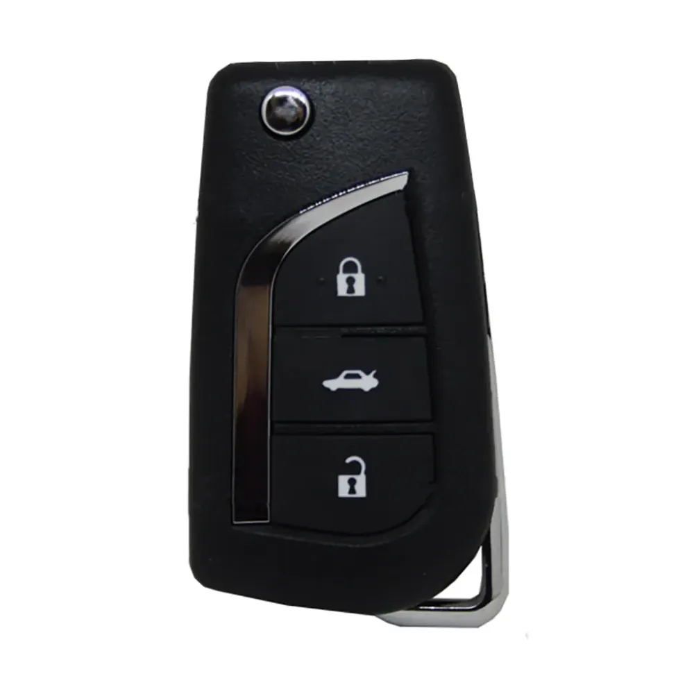 Folding Remote Control Shell Toyota 3 Button - Va2 Profile