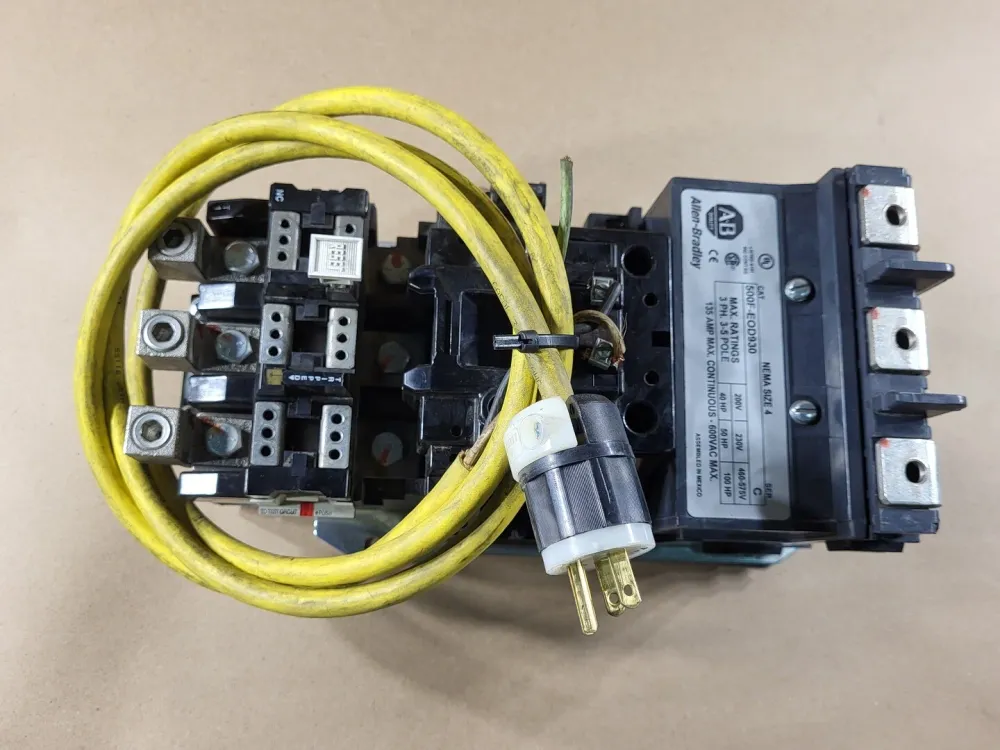 100hp 135Amp Contactor 500F-EOD930 120-600VAC Overload Relay 592-EUTE