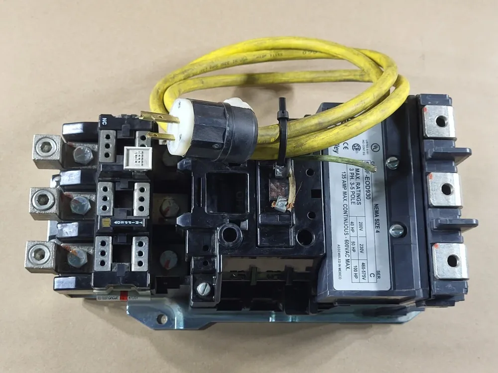 100hp 135Amp Contactor 500F-EOD930 120-600VAC Overload Relay 592-EUTE