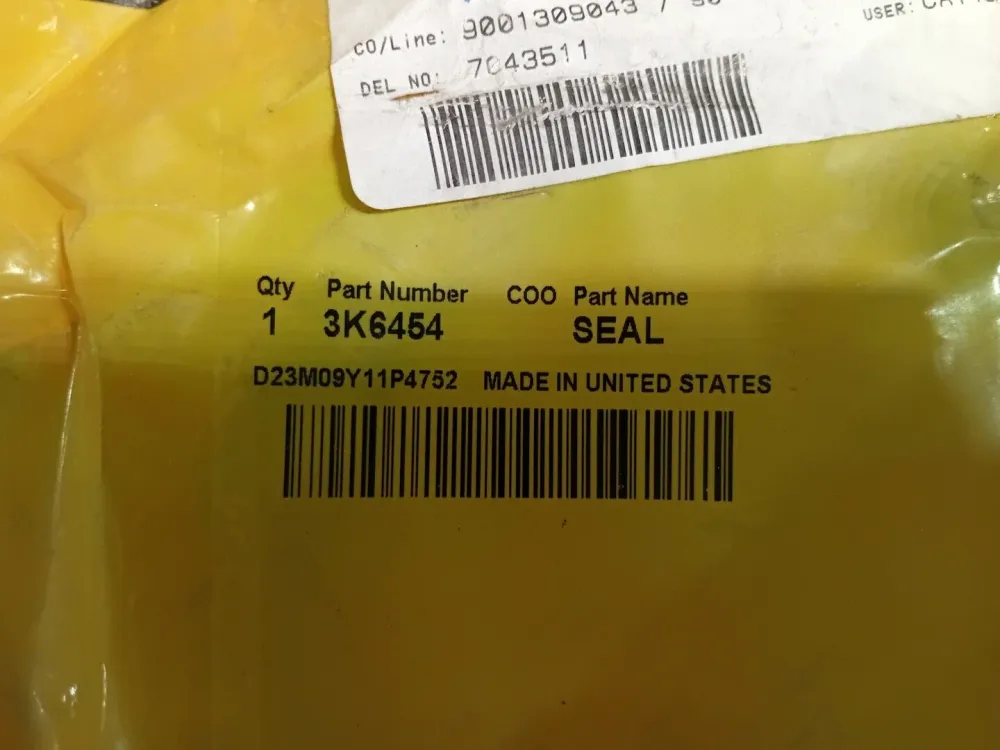 133.50mm Outer Diameter Lip Type Seal 3K-6454