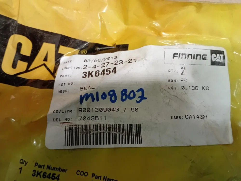 133.50mm Outer Diameter Lip Type Seal 3K-6454