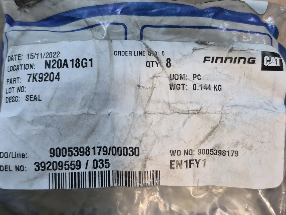 57.15mm Shaft Diameter Pin Seal 7K-9204 (Bag 8)