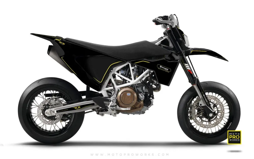 Husqvarna GRAPHICS - "ARROW" koolzwart