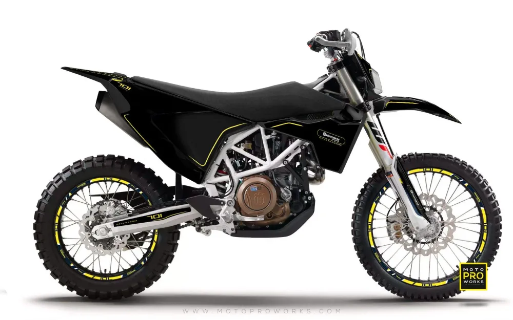 Husqvarna GRAPHICS - "ARROW" koolzwart