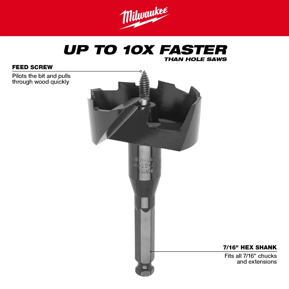 Milwaukee Tools Bit Kit Selfeed 49-22-0030