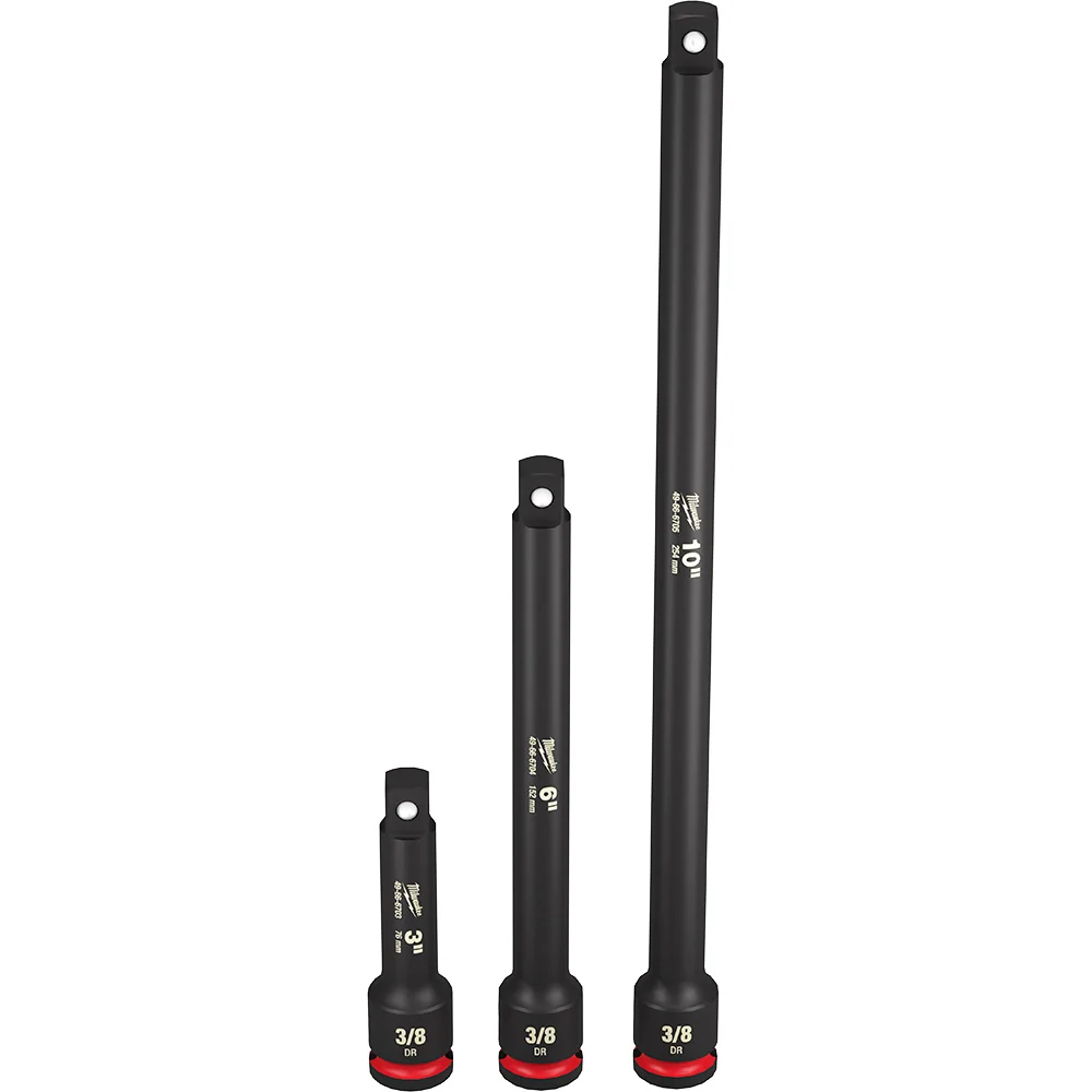 MILWAUKEE 3PC SHOCKWAVE Impact Duty 3/8" Drive Extension Set