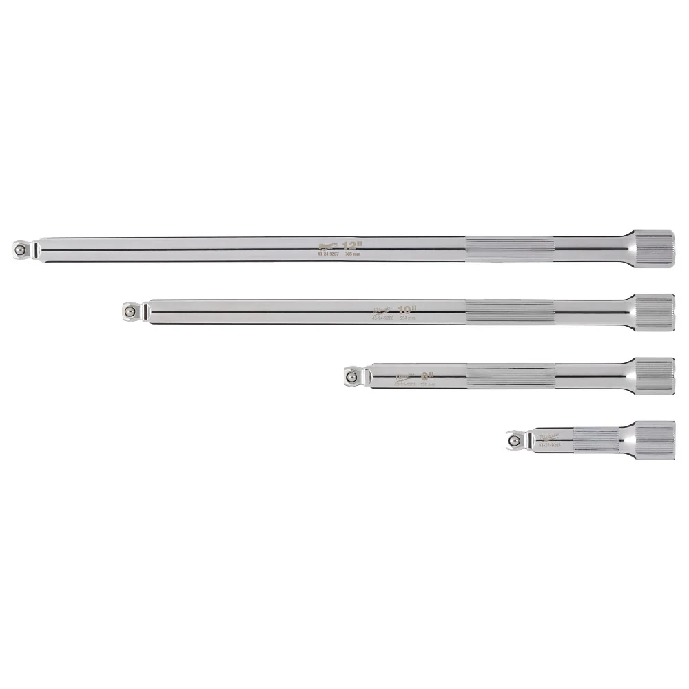 MILWAUKEE 4 PC. 3/8" Drive Wobble Extension Set