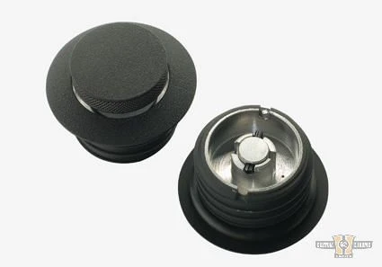 Screw Pop-Up Gas Cap Set Zwart Harley-Davidson