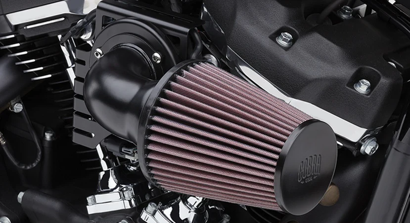 Premium Zware Dienst Cono De Entrada De Aire Negro Para Harley Davidson