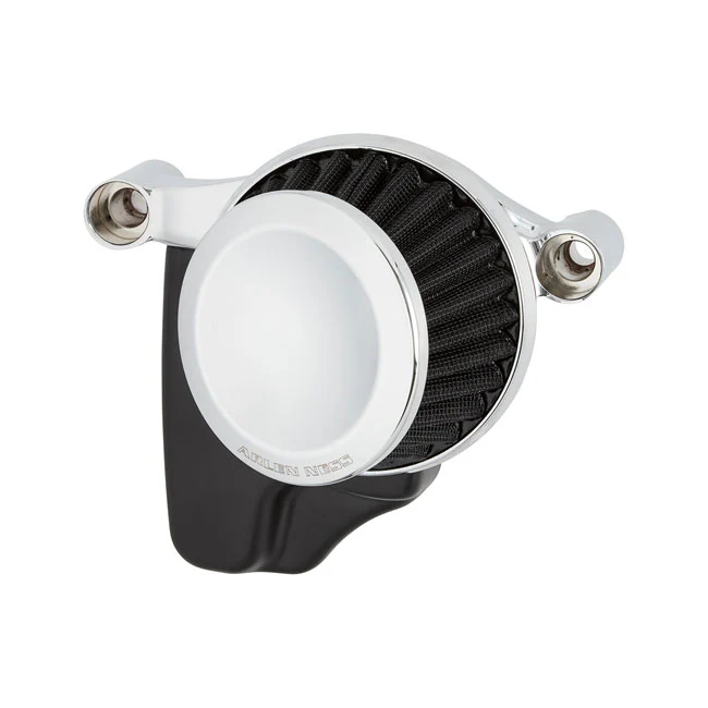 Arlen Ness, Kit De Filtro De Aire M8 Pocket 22°. Cromo Para Harley Davidson