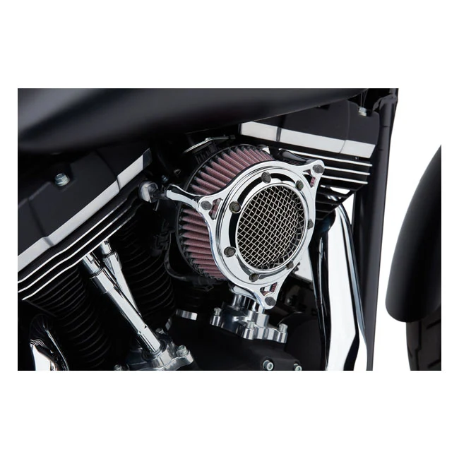 Cobra, Kit Filtro De Aire RPT. Cromo Para Harley Davidson Eenvoudig te vervangen