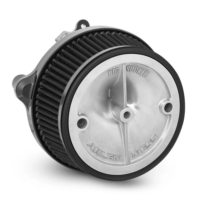 Microvezel Kit De Filtro De Aire Etapa 1 Big Sucker Placa B Cromada Para Harley Davidson