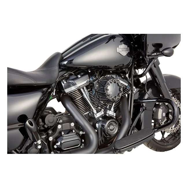 Premium Zware Dienst Arlen Ness, Kit De Filtro De Aire Crossfire. CM Negro Para Harley Davidson